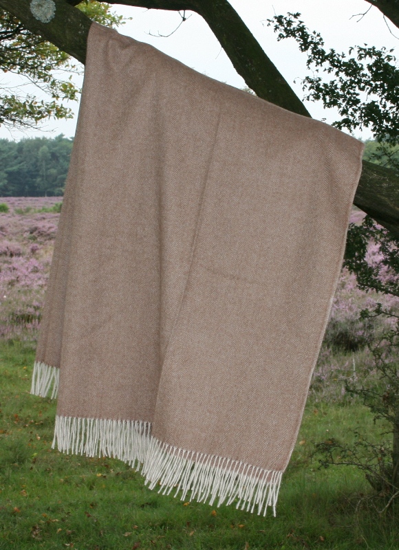 Visgraat plaids
